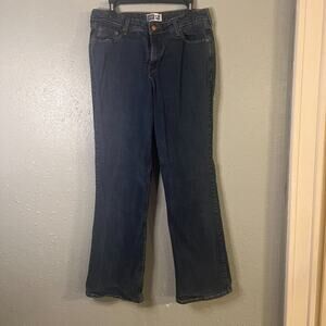 Levi Strauss & Co Signature At Waist Bootcut Misses 16 Medium Dark Wash